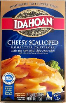 IDAHOAN 'Cheesy Scallopped' made with 100% real Idaho Pottato Slices 112 gr